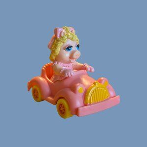 10/$25 Vintage 1986 McDonald’s Happy Meal Muppet Babies Piggy Pink Car